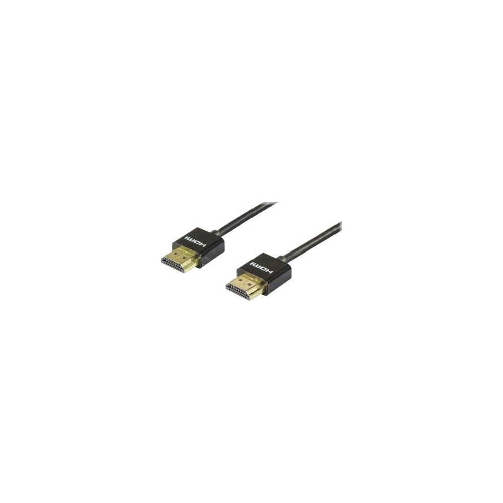 Deltaco DELTACO HDMI-kabel med Ethernet - 1 m