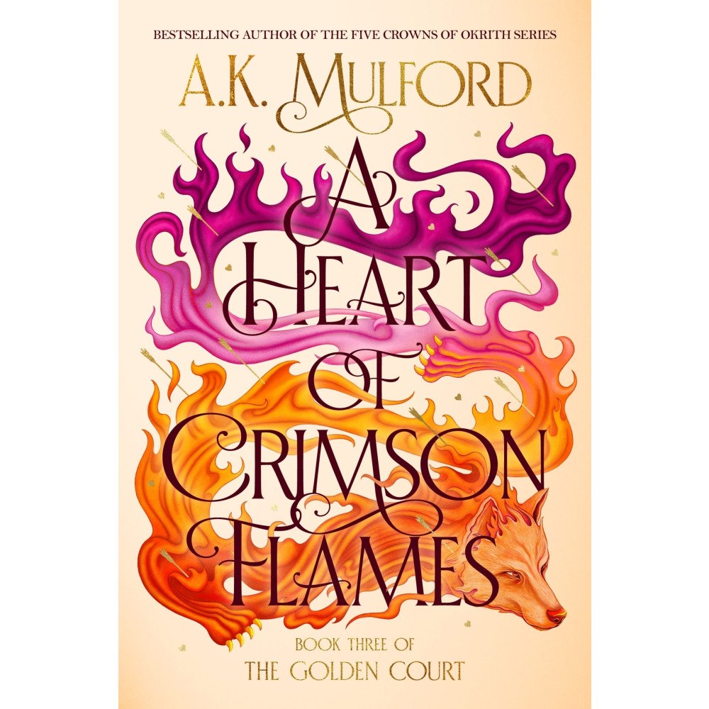 A.K. Mulford A Heart of Crimson Flames: A Novel (inbunden, eng)