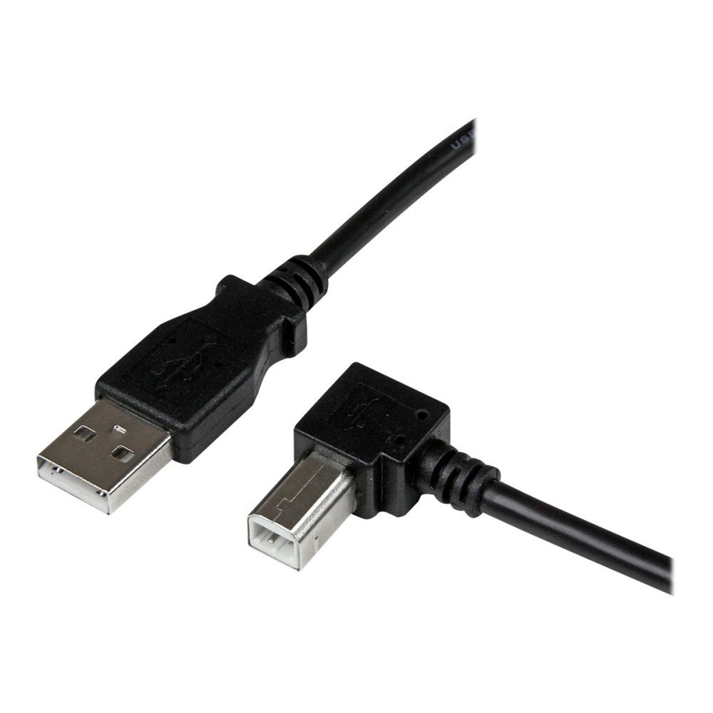 StarTech.com StarTech.com 3m USB 2.0 A to Right Angle B Cable Cord - 3 m USB Printer Cable - Right Angle USB B Cable - 1x USB A (M),...