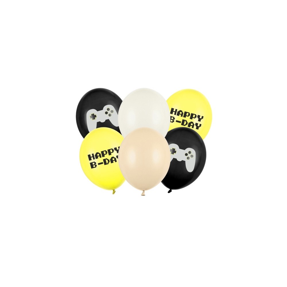 Party Deco PartyDeco SB14P-336-000-6, Leksaksballong, Latex, Multifärg,...