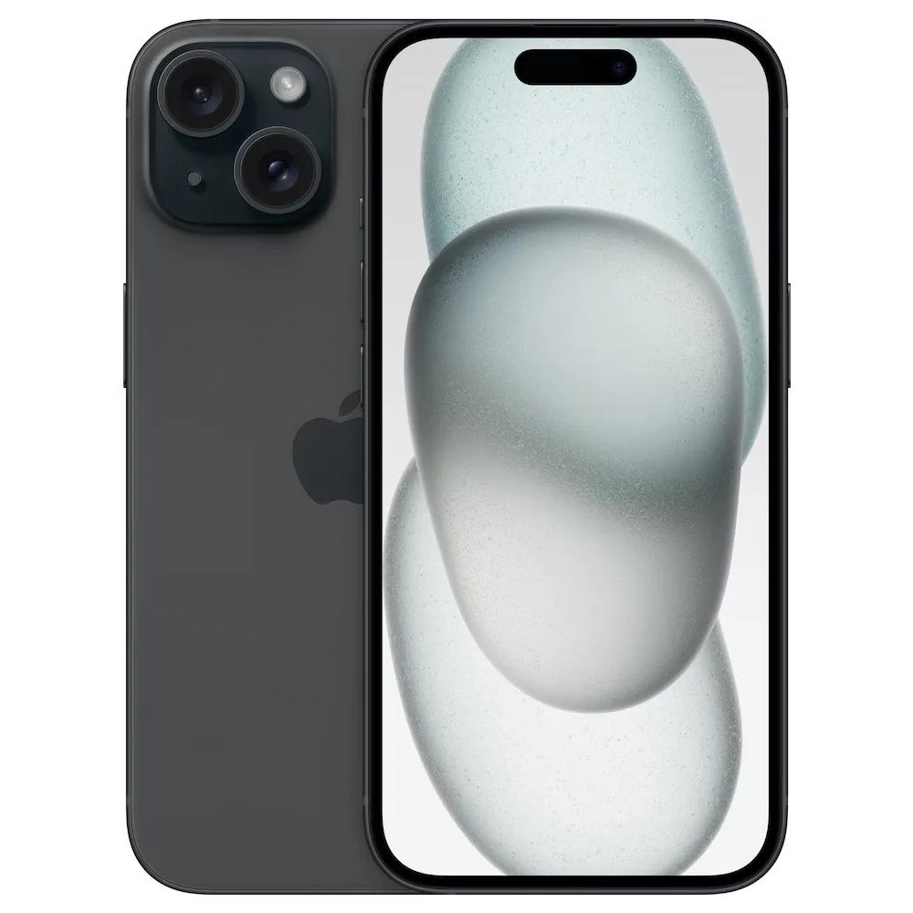 Apple Apple iPhone 15 - svart - 5G smartphone - 128 GB - GSM