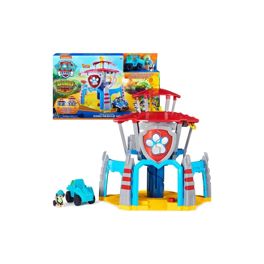 Spin Master PAW Patrol PAW PYS Dino Rescue HQ INTL GML, bil, 3 år, LR44,...