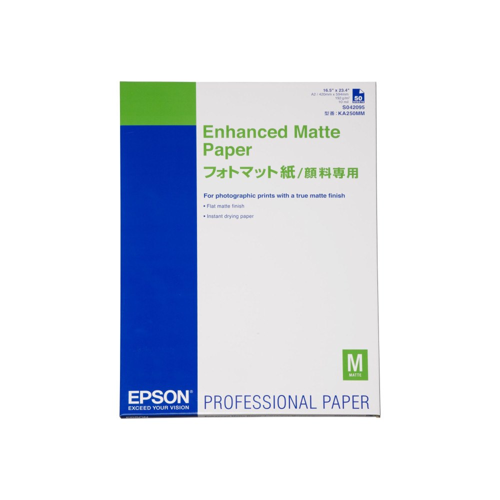 EPSON Epson Enhanced Matte - papper - matt - 50 ark - A2 - 192 g/m²