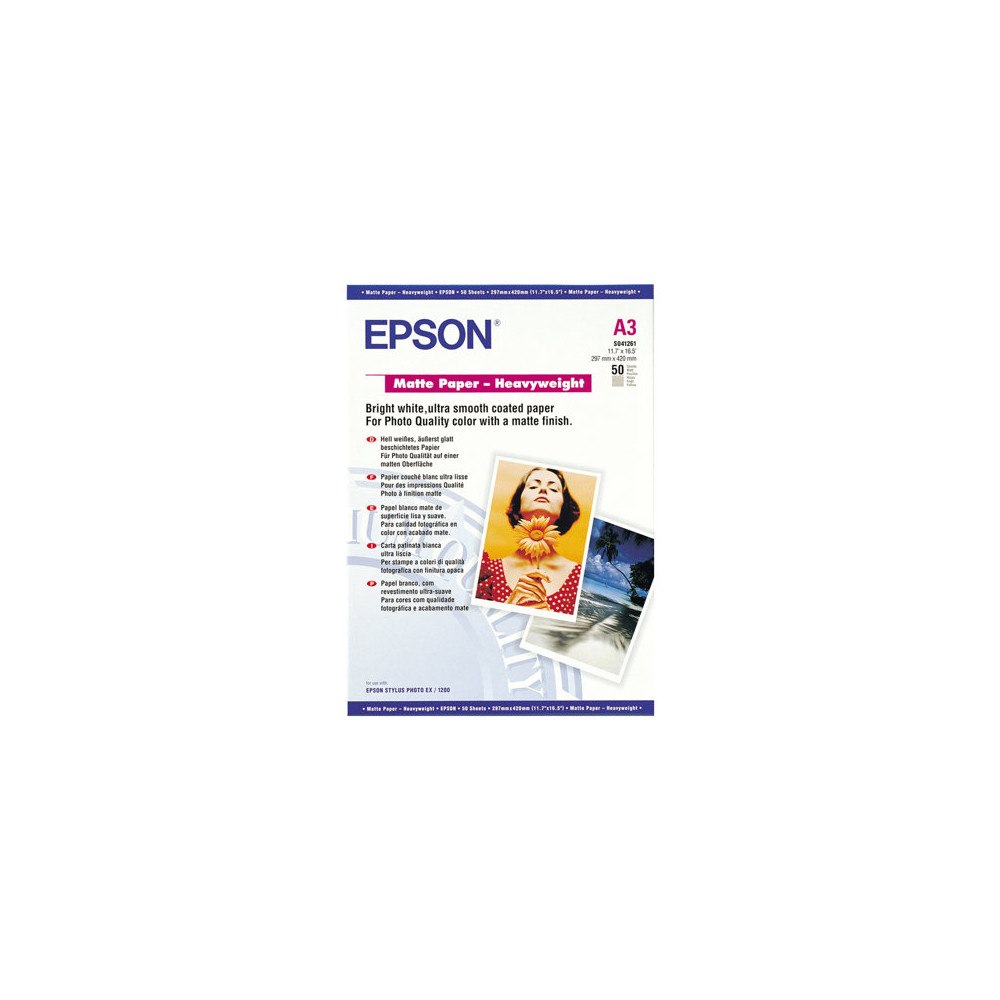 EPSON Epson - papper - matt - 50 ark - A3 - 167 g/m²