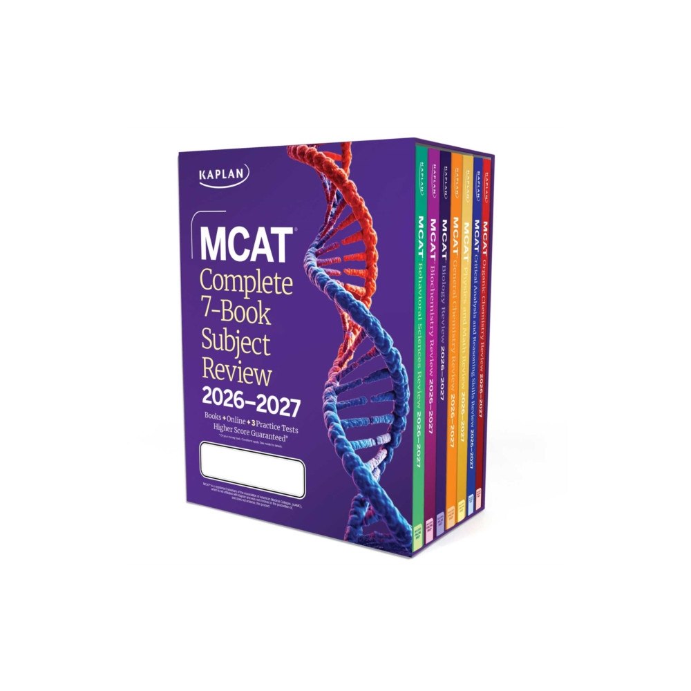Kaplan AEC Education MCAT Complete 7-Book Subject Review 2026-2027, Set Includes Books, Online Prep, 3 Practice Tests (häftad, eng)