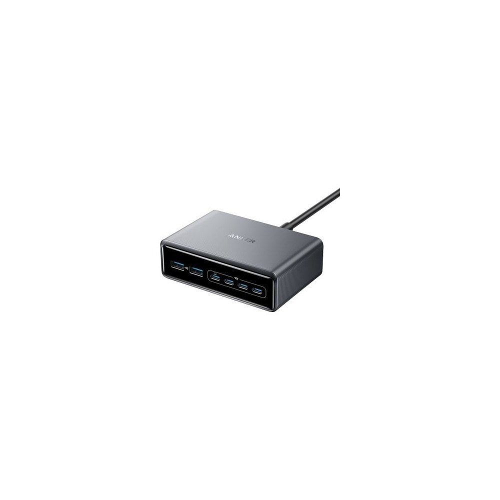 ANKER Anker Prime strömadapter - GaN - 4 x USB-C, 2 x USB - 200 Watt