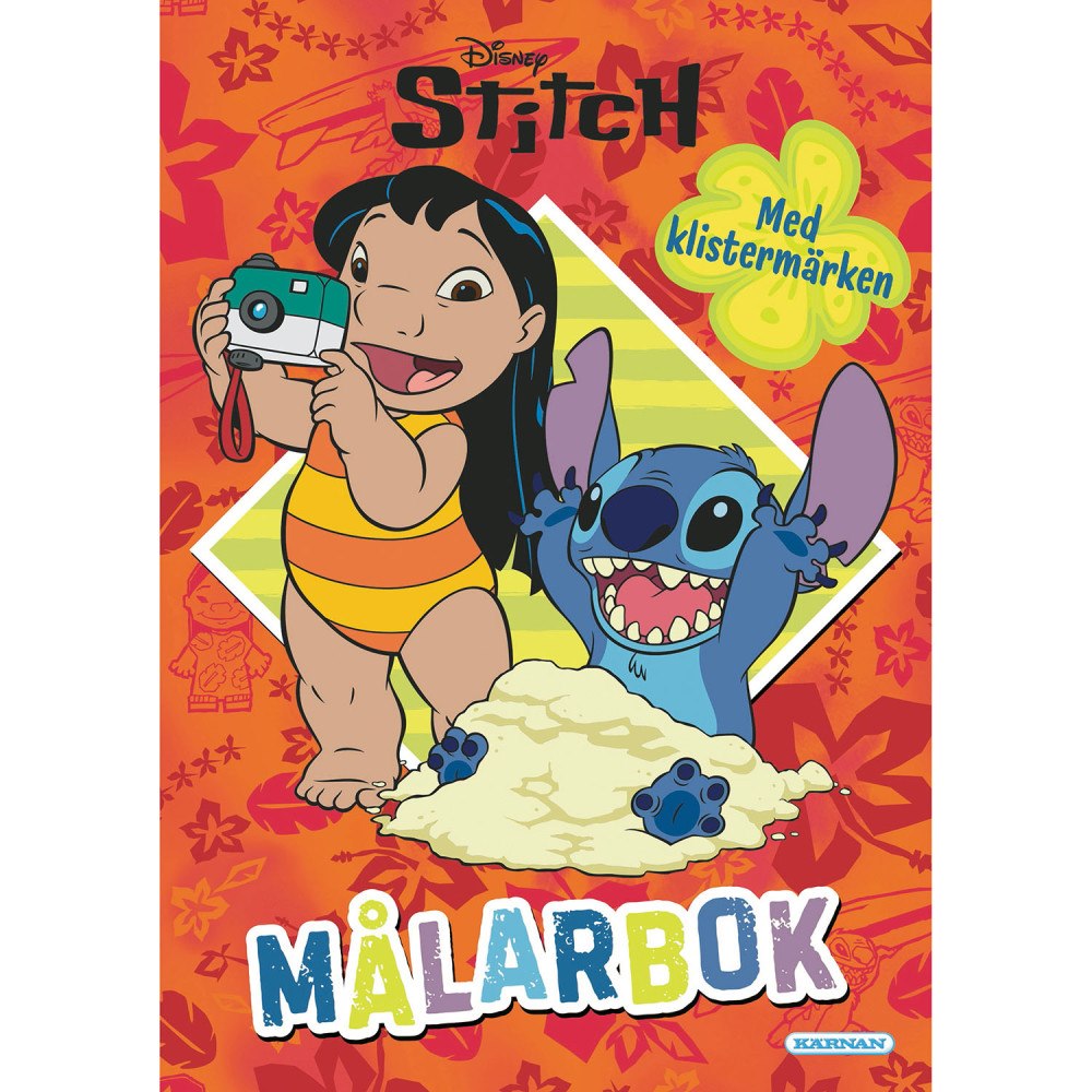 STITCH Stitch : målarbok med klistermärken