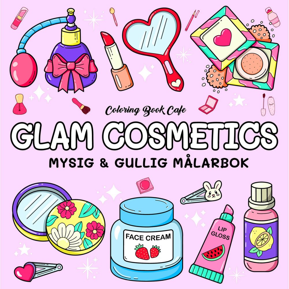 Legind Målarbok : Cozy Glam Cosmetics