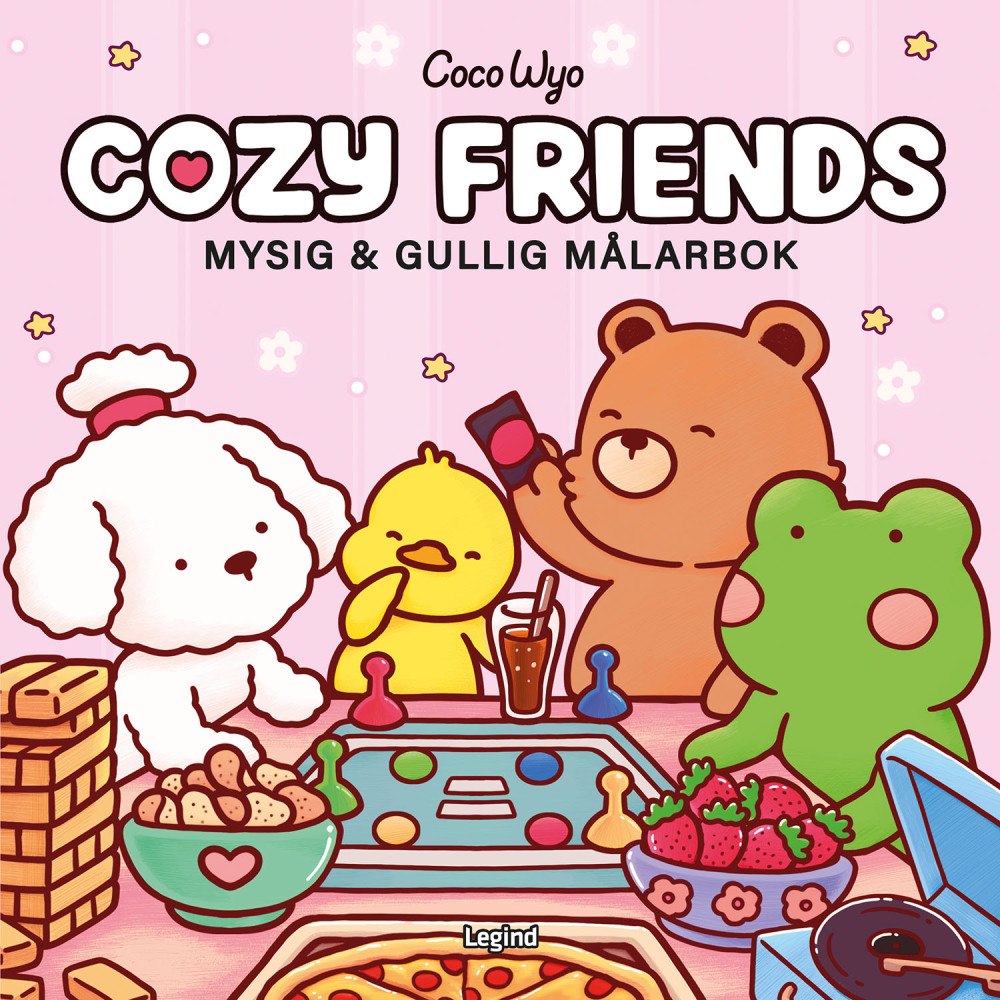 Legind Målarbok : Cozy Friends
