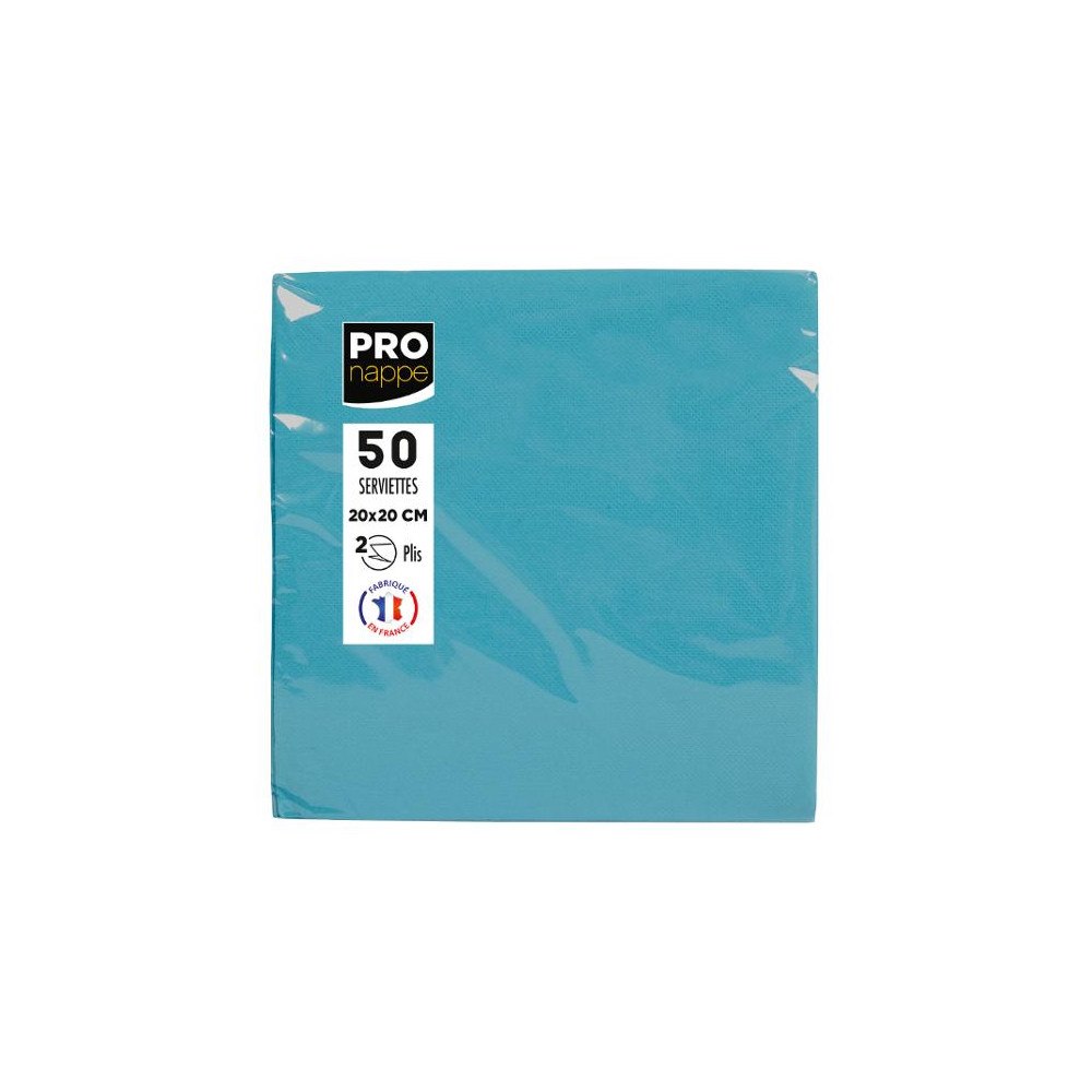 PRONAPPE Servetter PRONAPPE 20x20cm turkos 50/fp