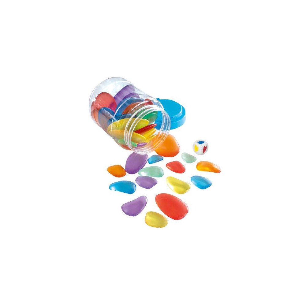 MYPAUZE Transparenta regnbågsstenar 36st