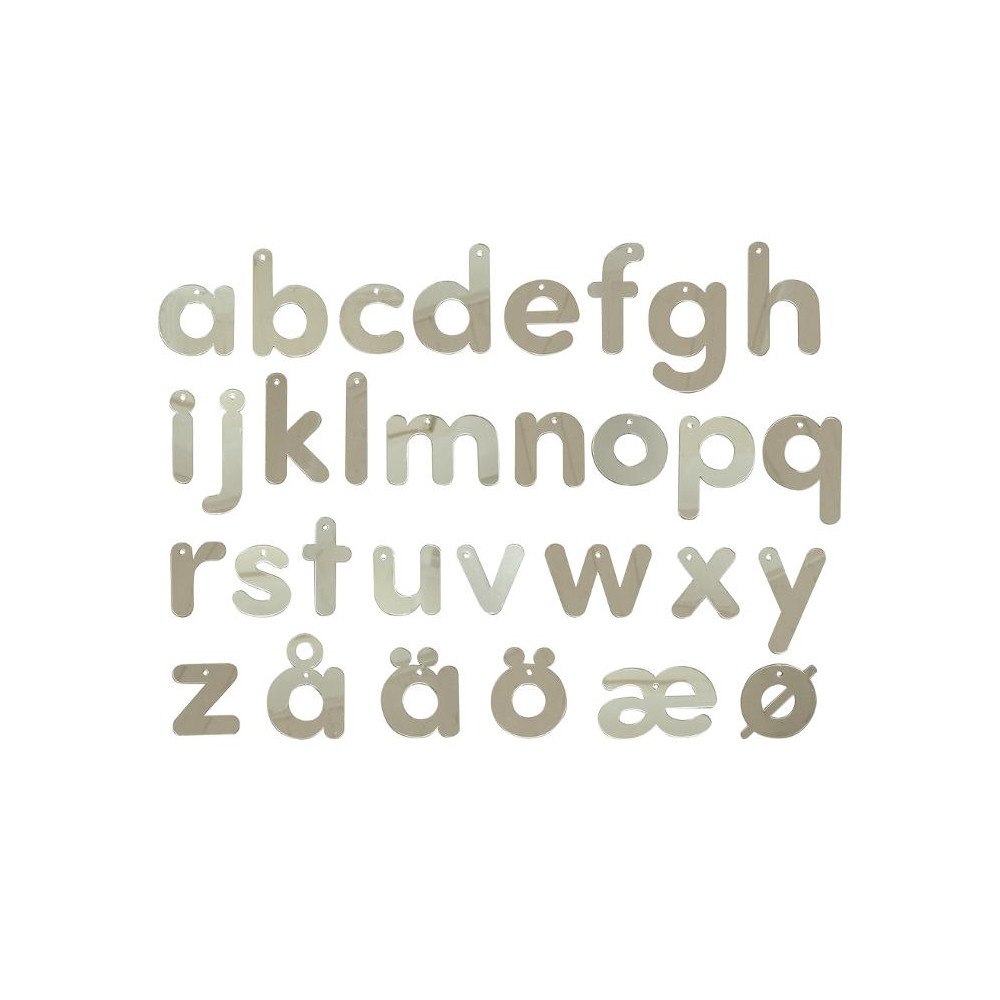 MYPAUZE Spegelbokstäver 7cm 31st