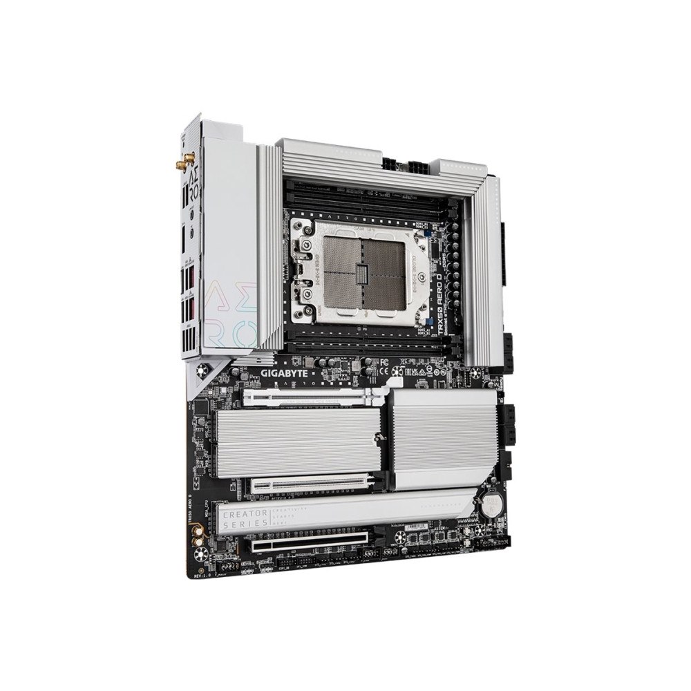 Gigabyte Technology Gigabyte TRX50 AERO D - 1.0 - moderkort - utökad ATX - Socket sTR5 - AMD TRX50