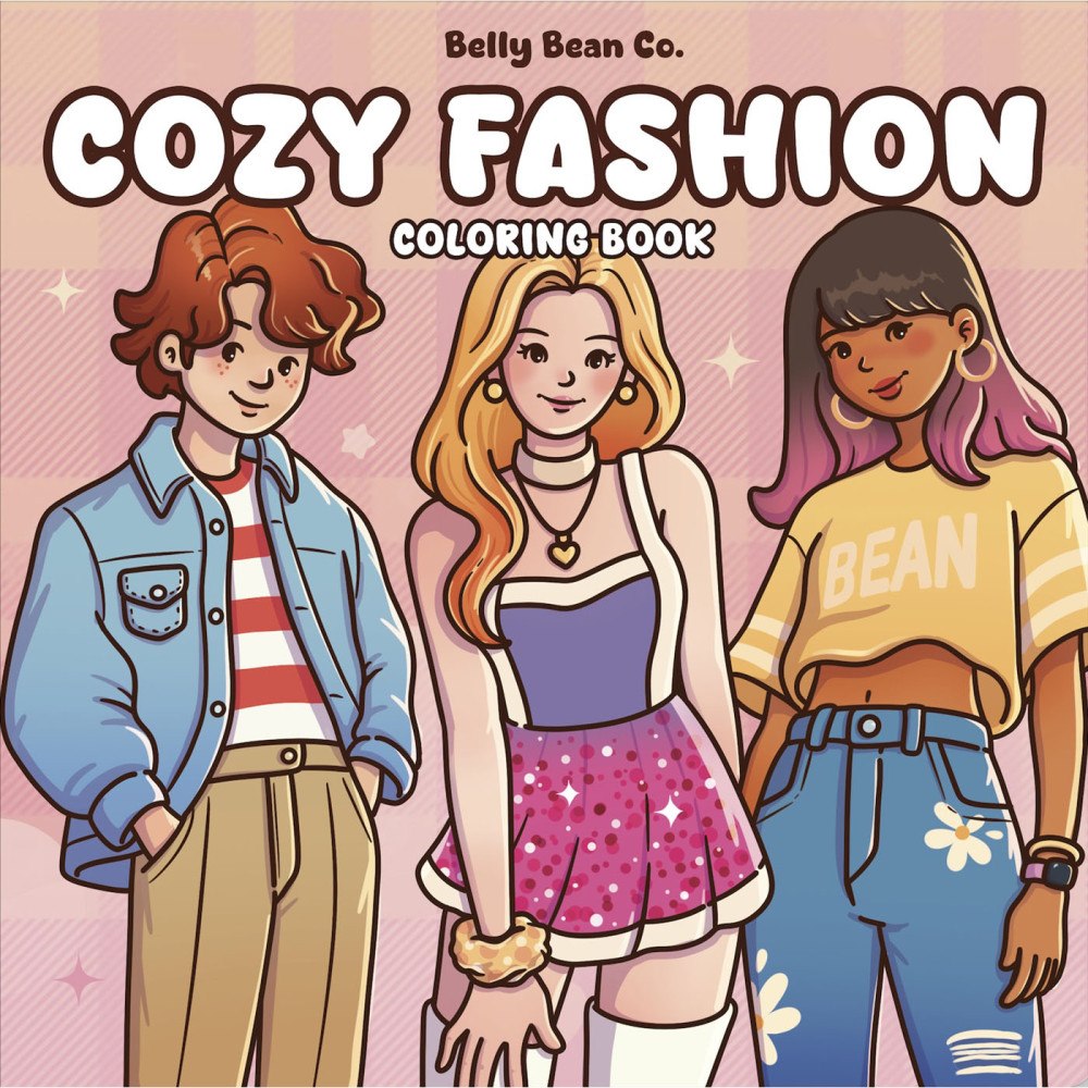 Bokförlaget Semic Målarbok : Cute & Cozy Fashion
