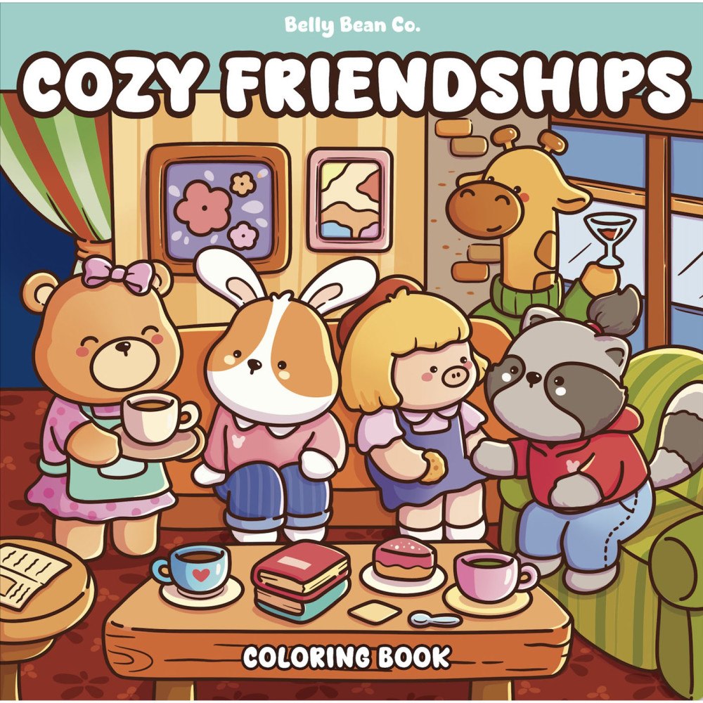 Bokförlaget Semic Målarbok : Cute & Cozy Friendship
