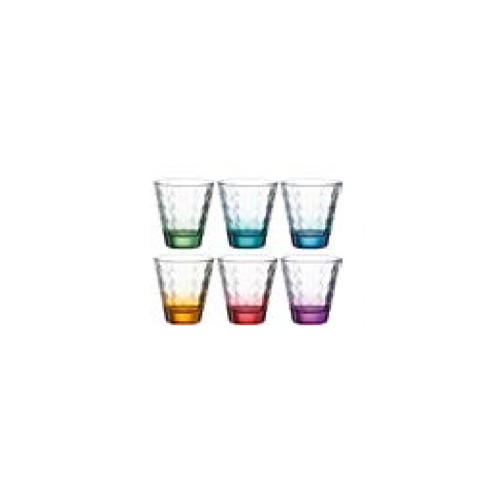 Leonardo LEONARDO Optic, Blandade färger, Glas, 6 styck, Kon, 215 ml,...