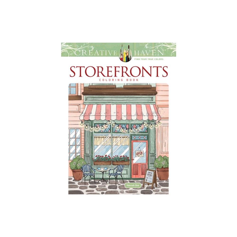 Dover publications inc. Creative Haven Storefronts Coloring Book (häftad, eng)