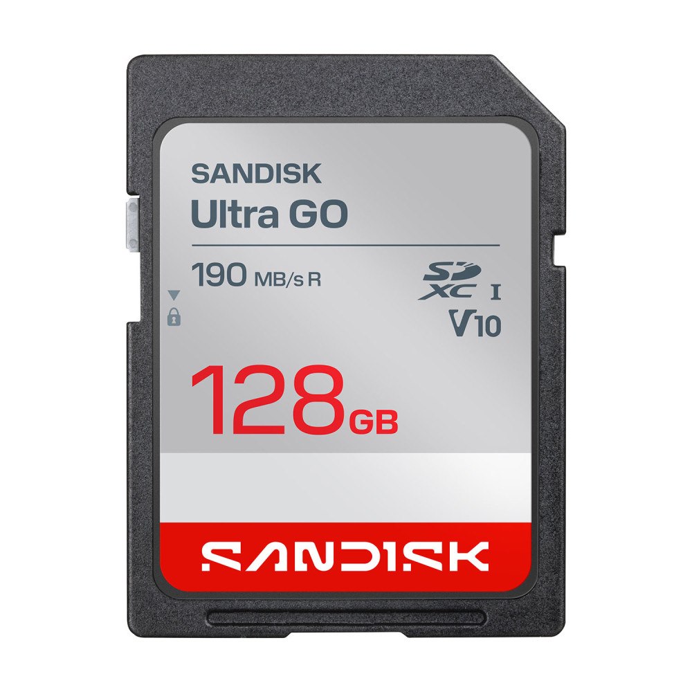 SANDISK SD Ultra GO 128GB 190MB/s C10 U1 UHS
