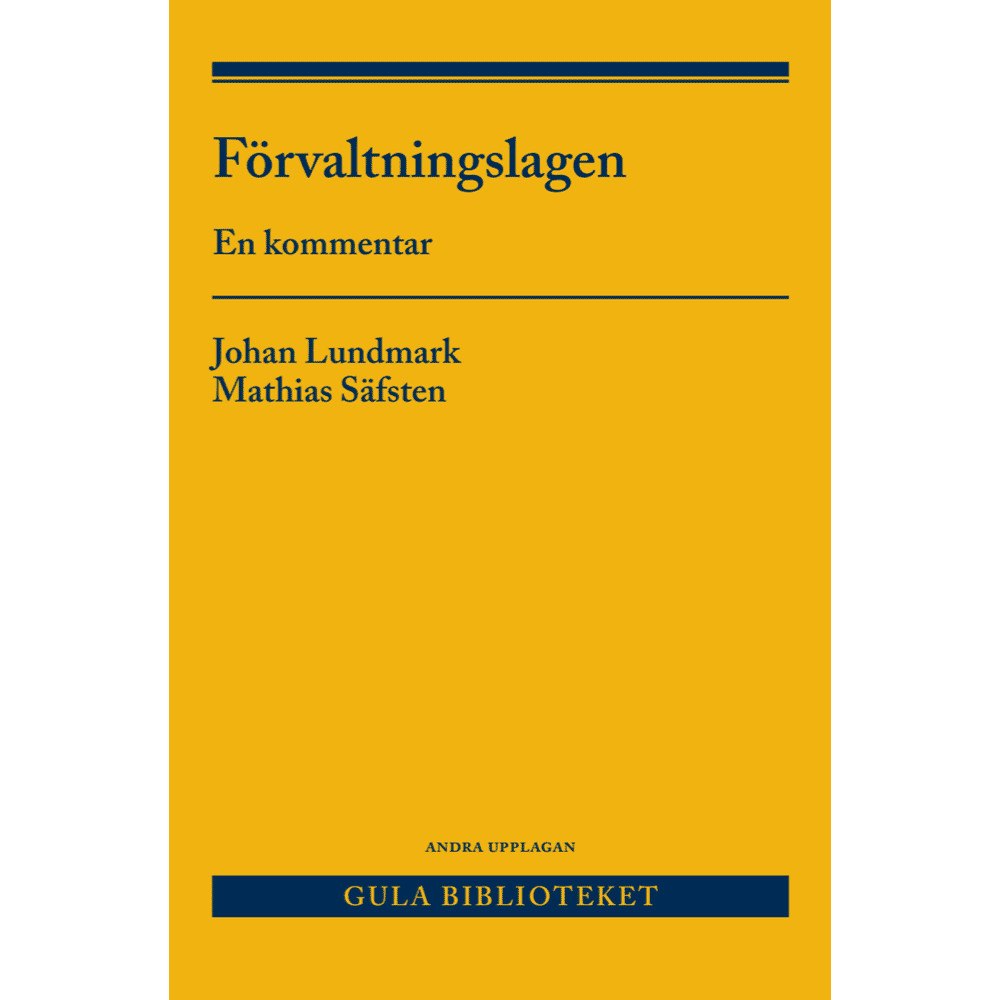 Johan Lundmark Förvaltningslagen : en kommentar (häftad)