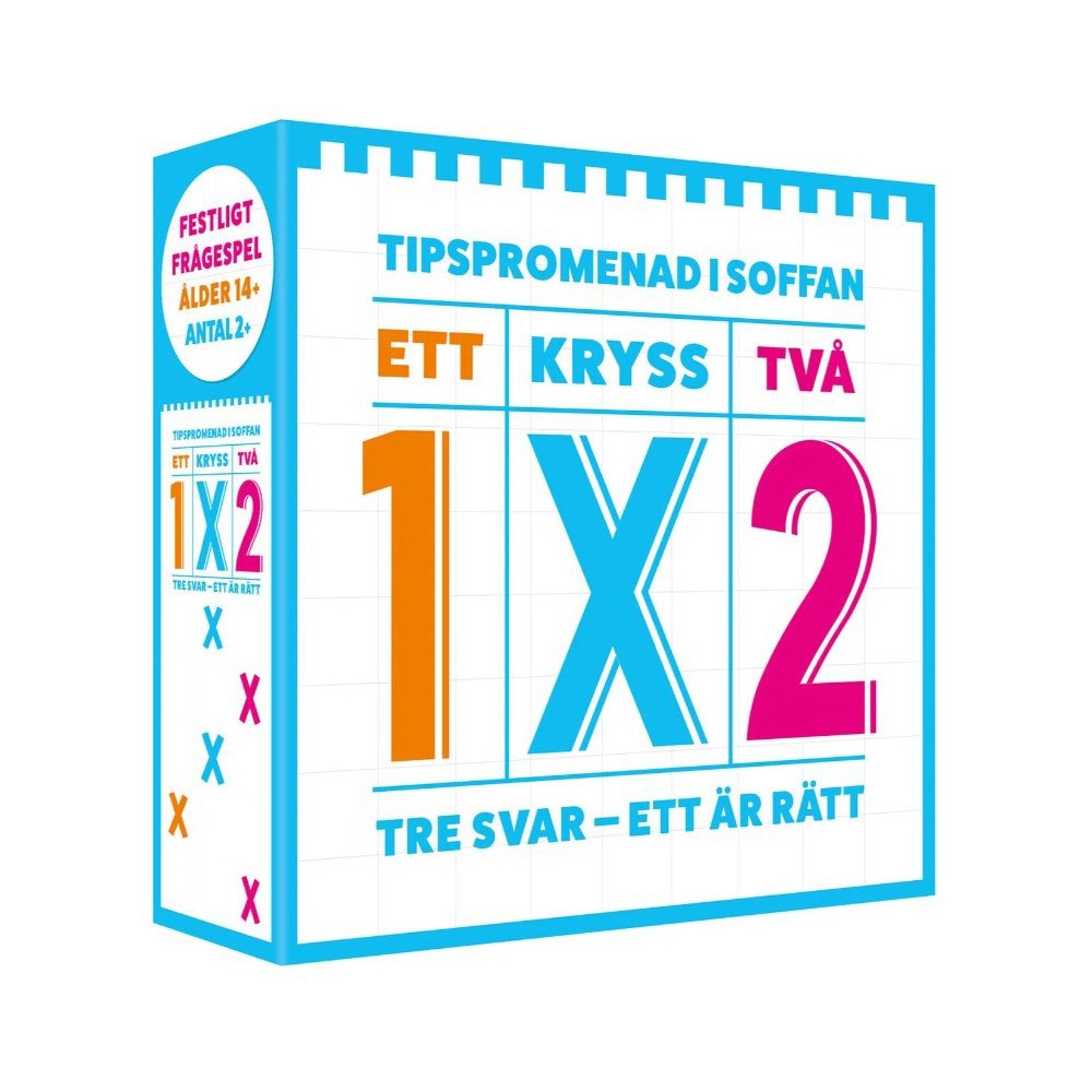Kylskåpspoesi 1X2 - Tipspromenad i soffan (Skadad)