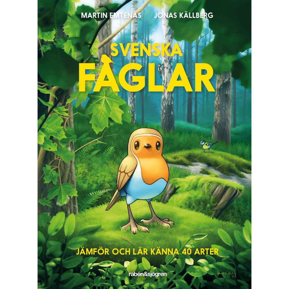 Martin Emtenäs Svenska fåglar : jämför och lär känna 40 arter (inbunden)