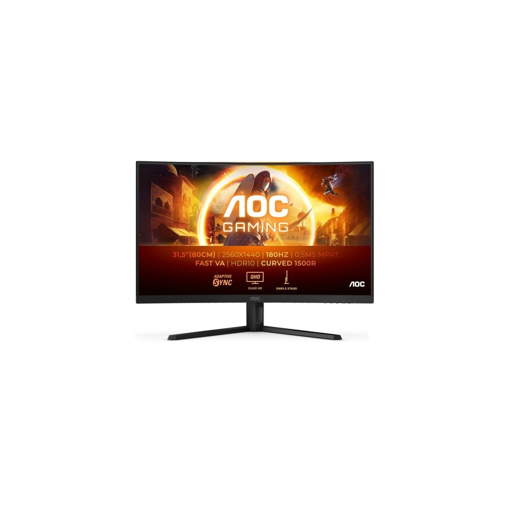 AOC AOC G4 CQ32G4VE, 80 cm (31.5"), 2560 x 1440 pixlar, Quad HD,...