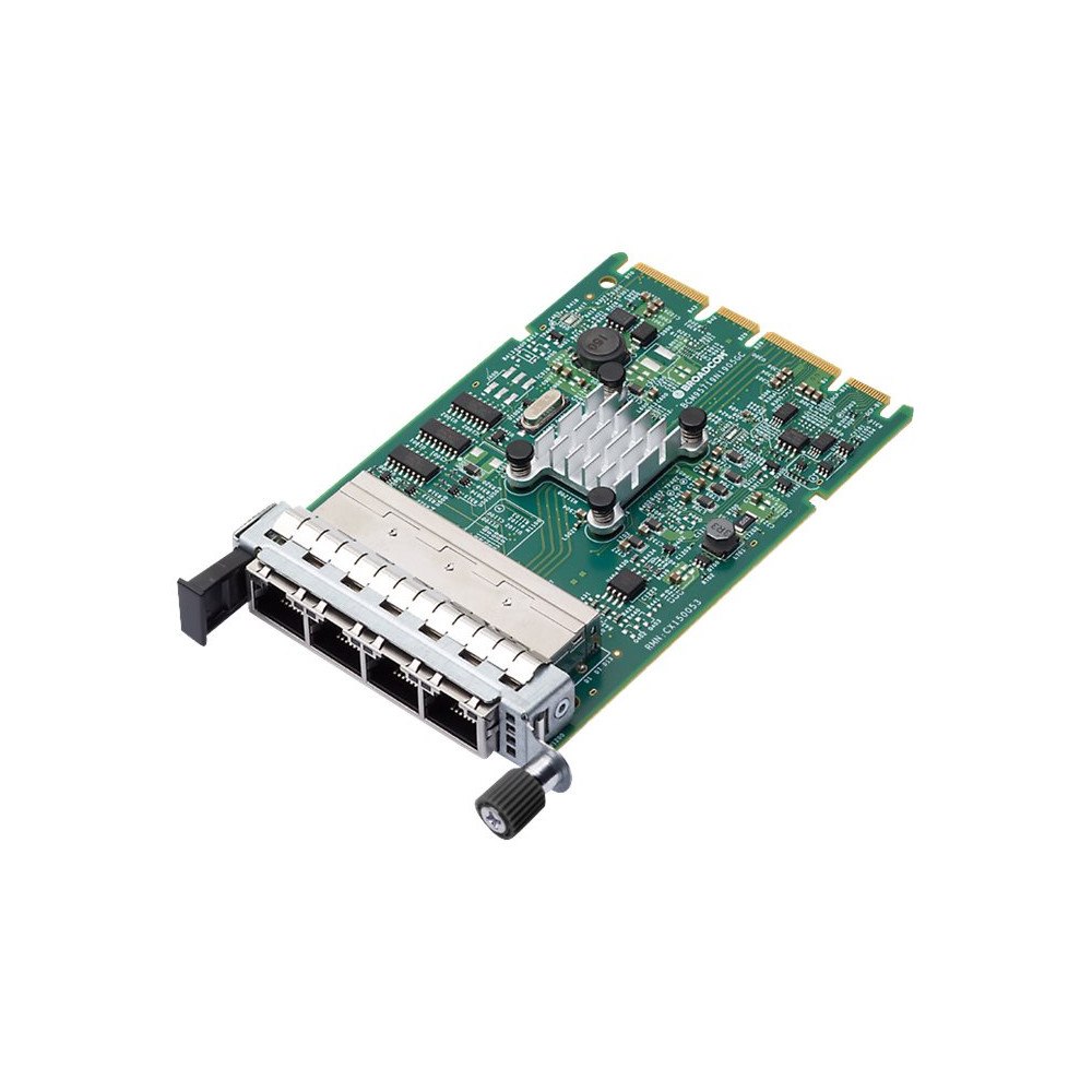 Broadcom Broadcom NetXtreme E-Series N41GBT - nätverksadapter - PCIe 2.0 x4 - Gigabit Ethernet x 4