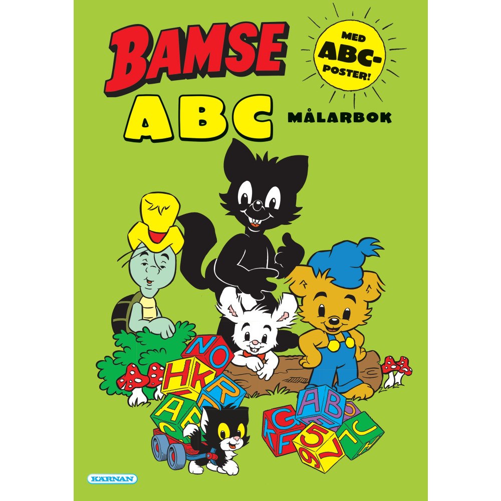 Egmont Story House Bamse ABC målarbok (häftad)