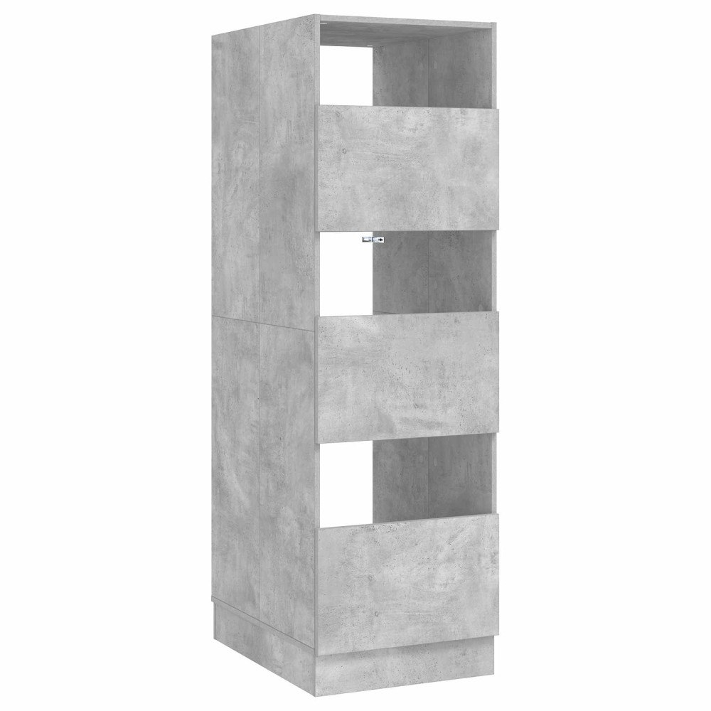 vidaXL Tvättstuga Skåp Betong 50 x 68 x 162 cm Konstruerat trä