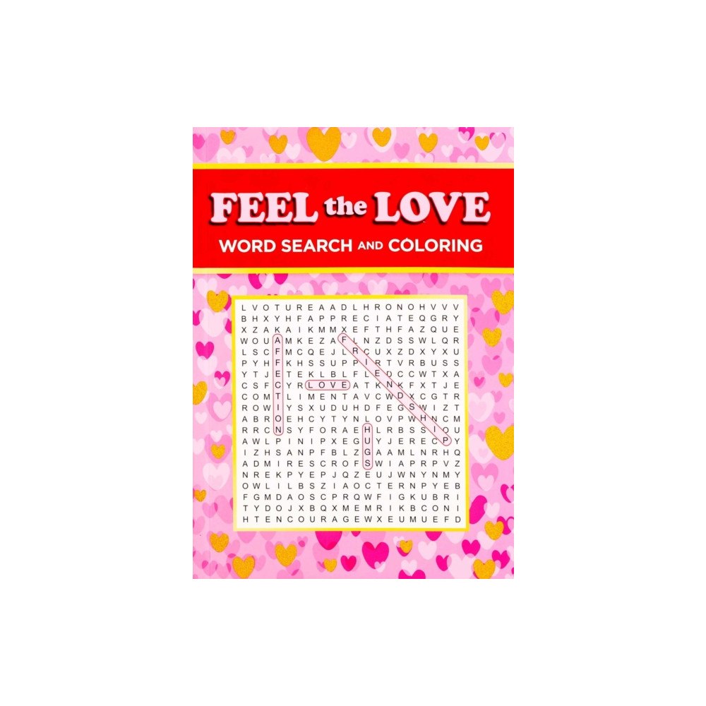 Thunder Bay Press Feel the Love Word Search and Coloring (häftad, eng)