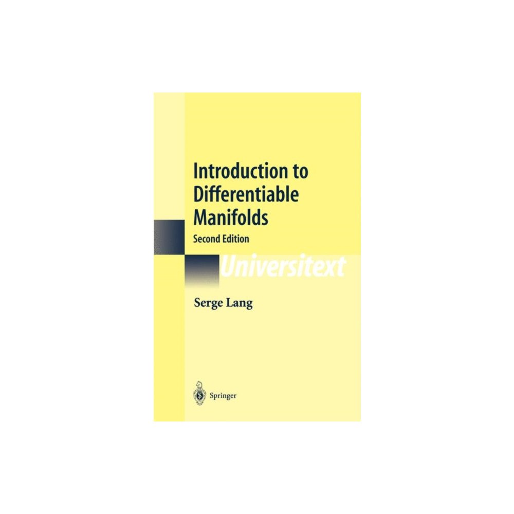 Springer-Verlag New York Inc. Introduction to Differentiable Manifolds (inbunden, eng)