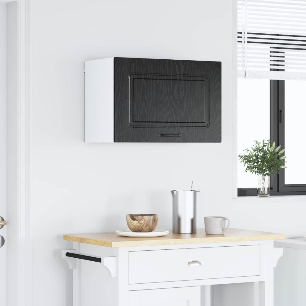 vidaXL Köksskåp Kalmar Svart Ek 60 x 31 x 40 cm Konstruerat trä