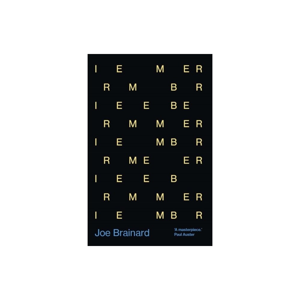 Joe Brainard I Remember (bok, danskt band, eng)