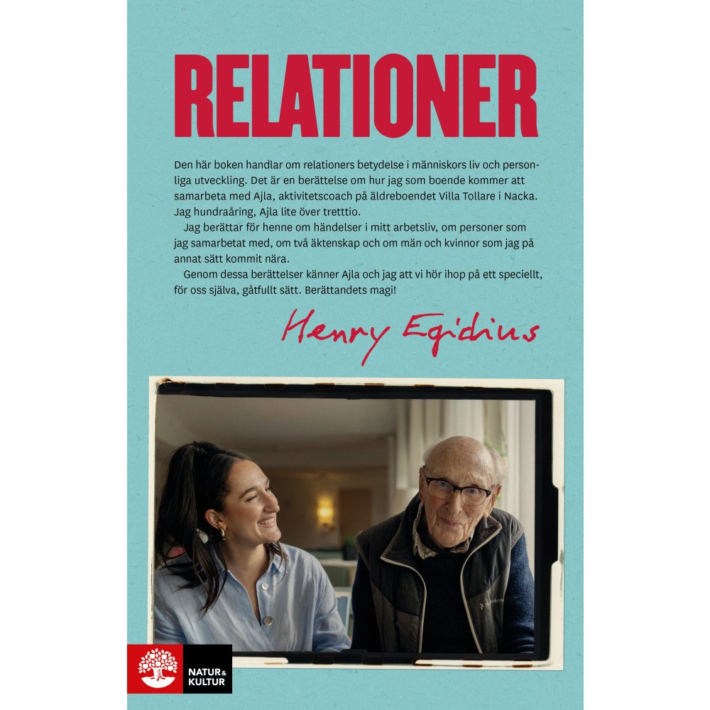 Henry Egidius Relationer (inbunden)