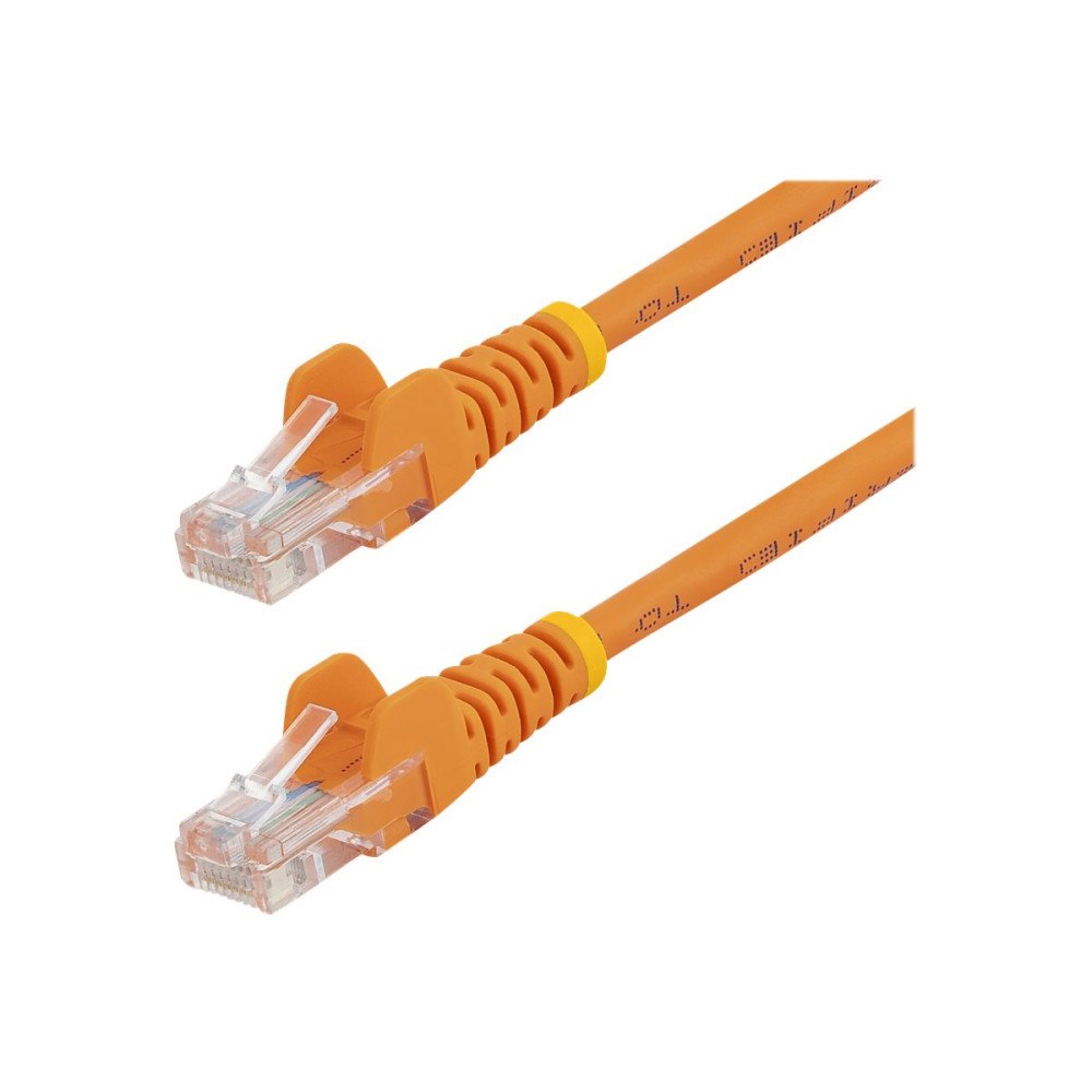 StarTech.com StarTech.com 5m Orange Cat5e / Cat 5 Snagless Ethernet Patch Cable 5 m - patch-kabel - 5 m - orange
