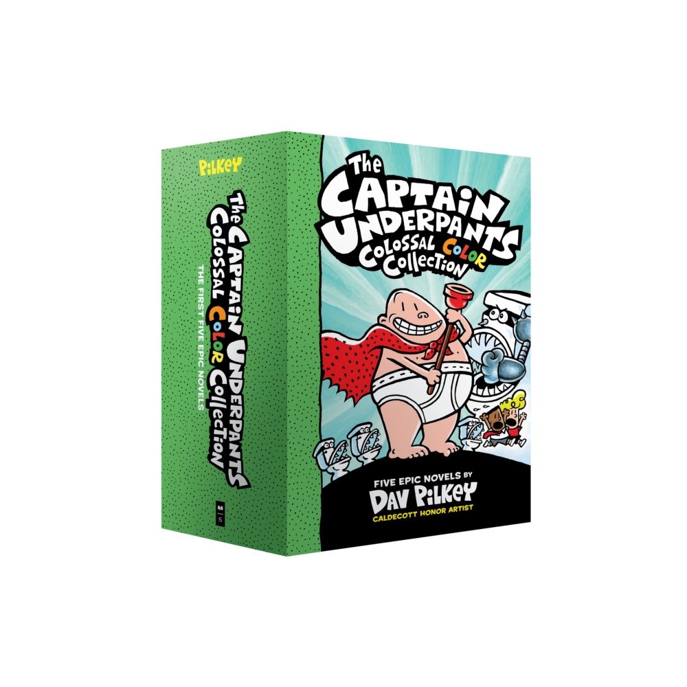 Not Stated The Captain Underpants Colossal Color Collection (Captain Underpants #1-5 Boxed Set): From the Creator of Dog Man (häfta...