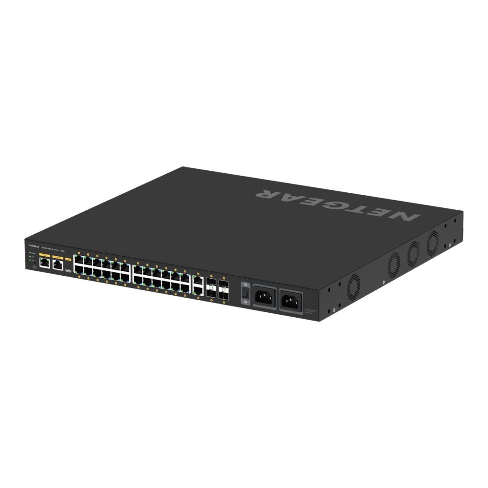 Netgear NETGEAR AV Line M4250-26G4F-PoE++ - switch - 24 portar - Administrerad - rackmonterbar