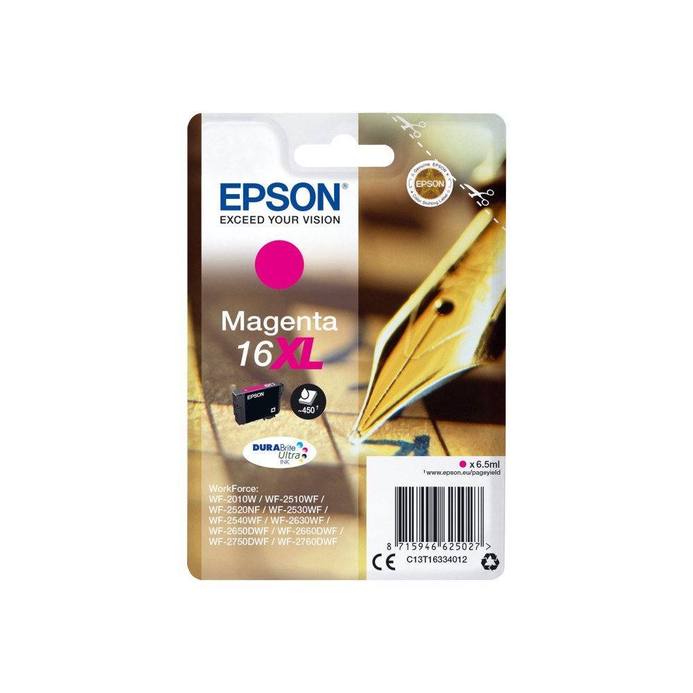 EPSON Epson 16XL - XL - magenta - original - bläckpatron