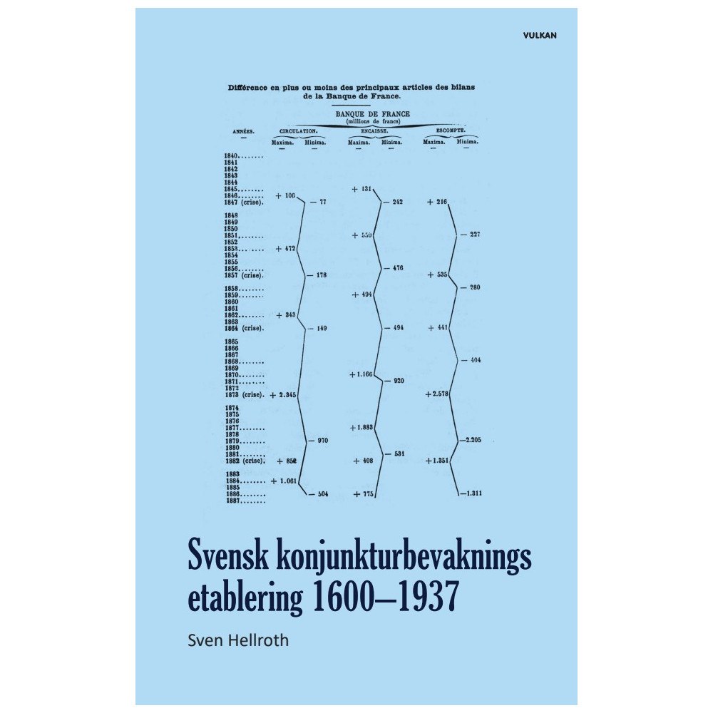 Sven Hellroth Svensk konjunkturbevaknings etablering 1600–1937 (inbunden)