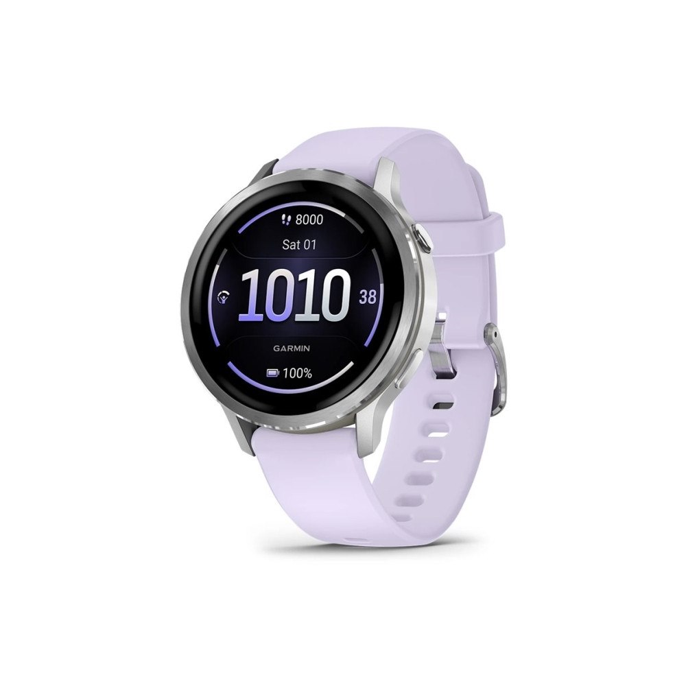 Garmin Garmin Venu 4 - silver - smart klocka med band - periwinkle - 8 GB