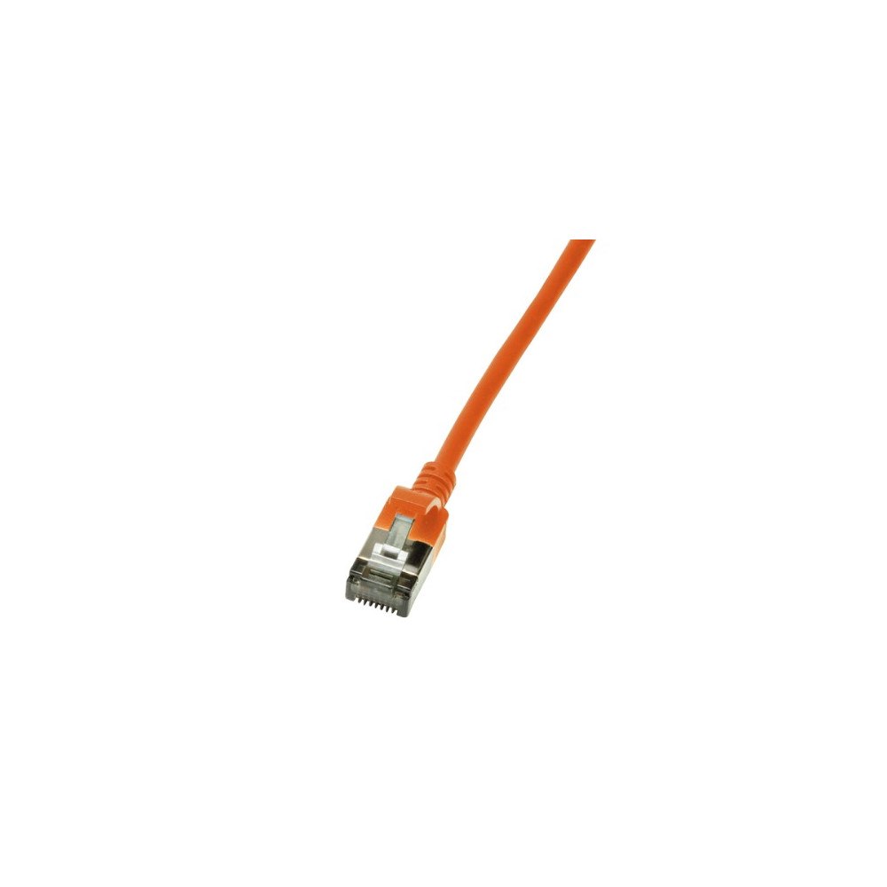 LogiLink LogiLink Ultraflex SlimLine - patch-kabel - 0.3 m - orange, RAL 2003