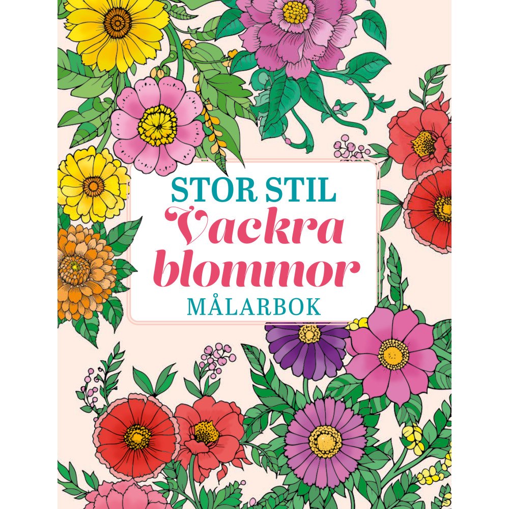 Barthelson Förlag Vackra Blommor : stor stil (häftad)