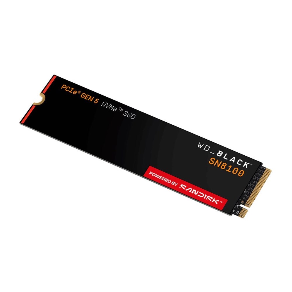 SANDISK WD Black SN8100 - SSD - 8 TB - PCI Express 5.0 x4 (NVMe)