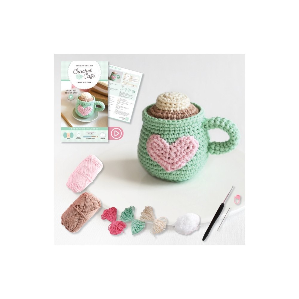 Schiffer Publishing Ltd Crochet Cafe Amigurumi Kit Hot Cocoa (bok, eng)