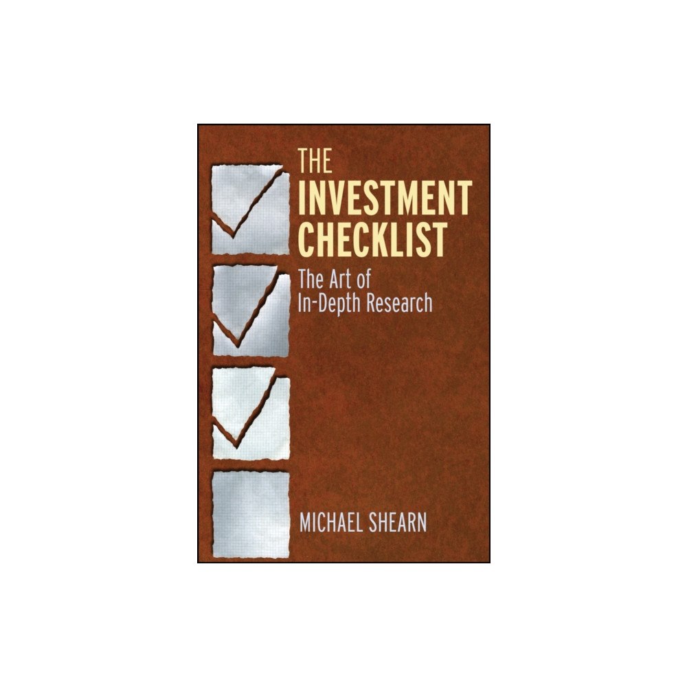 John Wiley & Sons Inc The Investment Checklist (häftad, eng)