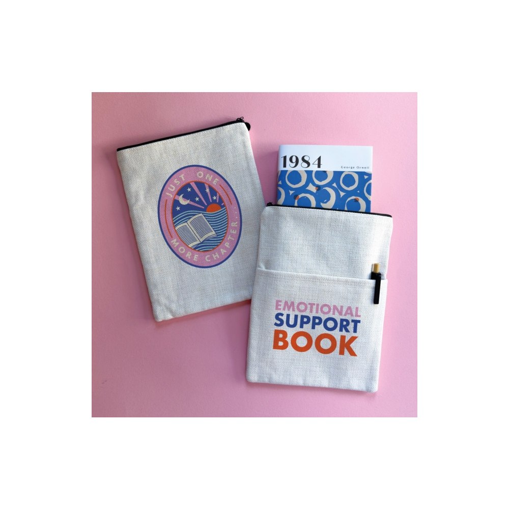 BOOKISHLY Emotional Support Book Sleeve