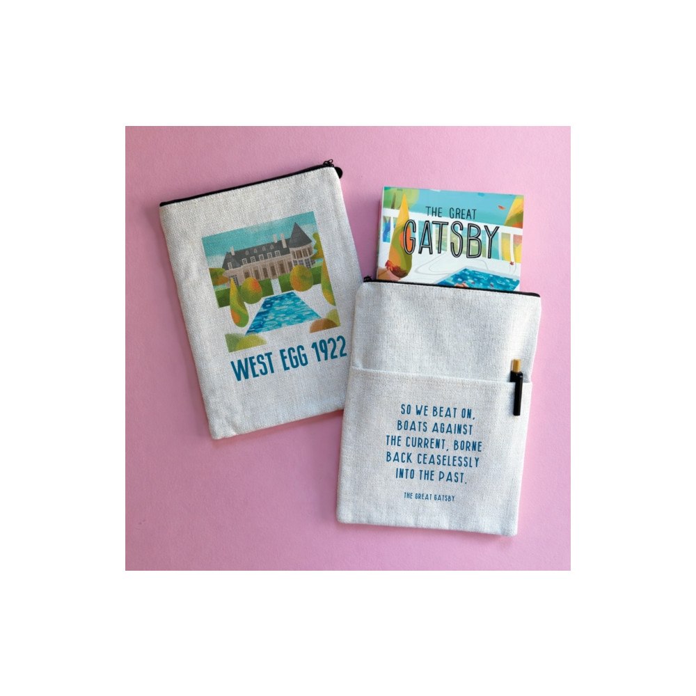 BOOKISHLY Great Gatsby 'West Egg' Book Sleeve