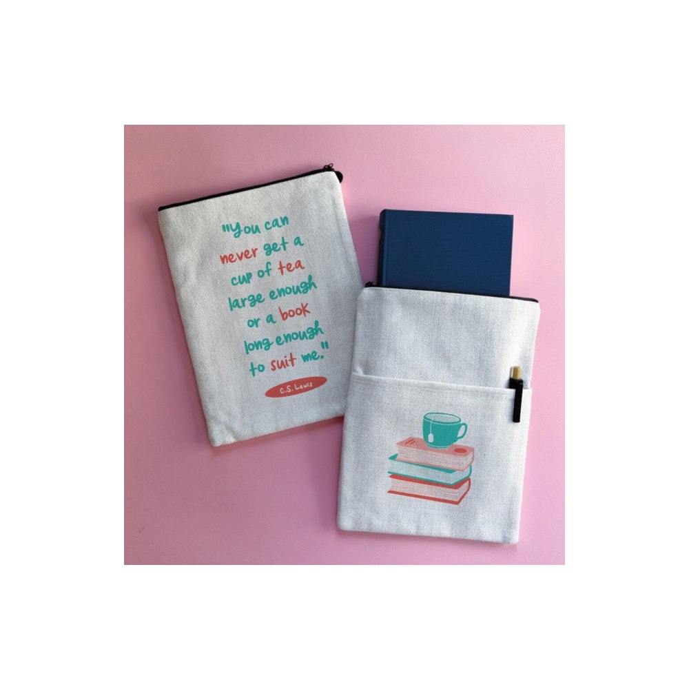 BOOKISHLY Tea and Books Book Sleeve