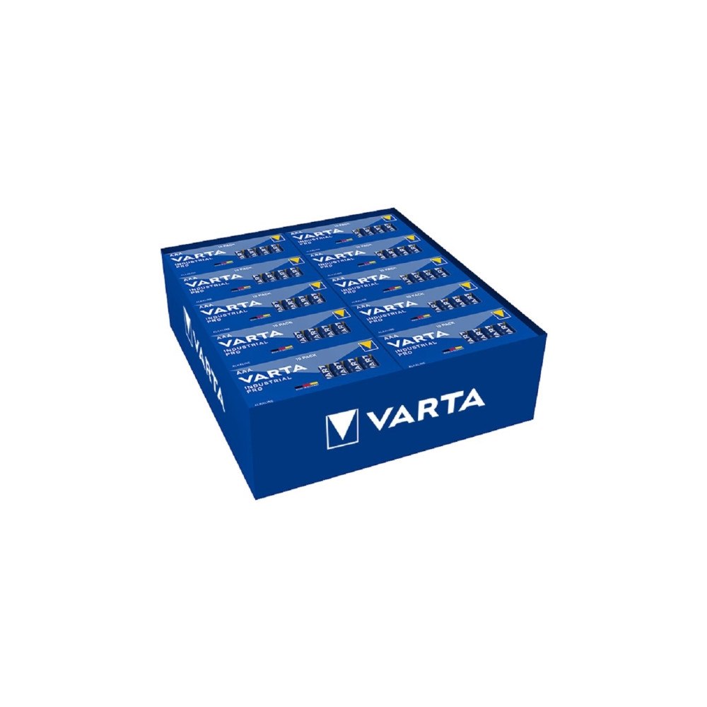 Varta Varta Industrial Pro, Engångsbatteri, AAA, Alkalisk, 1,5 V,...