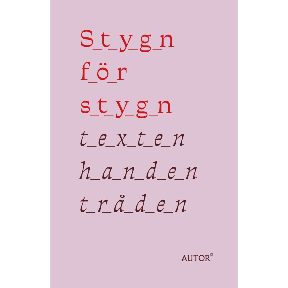 Ideella föreningen Autor Stygn för stygn (bok, danskt band)